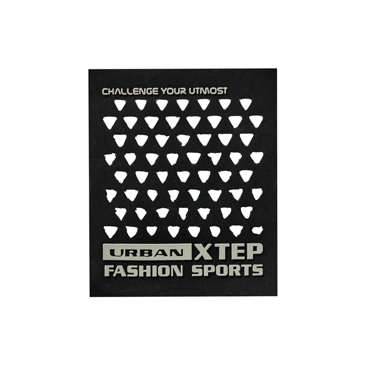 Checkerboard-patterned rubber patch